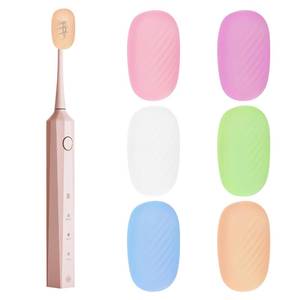 lot 10088 image: Larrel 6 Pcs Silicone Toothbrush Covers, Portable Toothbrush Cap Tooth Brush Case Brush Storage Head Cover Tooth Brush Protector for Household Travel Bathroom Gym Camping (Mixed Colors)