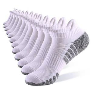 lot 10102 image: Demistus Thickened Towel Sole Running Socks - 6 Pairs Sports Socks, Non-slip, Sweat Absorbent and Breathable