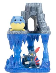 lot 10383 image: Pokemon Select Ice Cave Environment Pack Spheal Sneasel Figure Series 7 In Hand