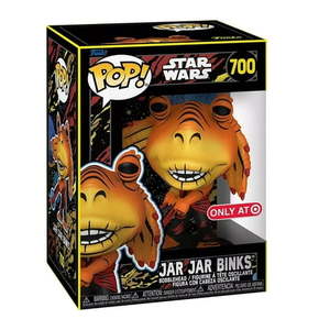 lot 10398 image: Funko Retro Jar Jar Binks Pop Vinyl Bobblehead Limited Edition Exclusive