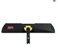 lot 4241 image: Rubbermaid Q559 18 Length x 3-38 Width x 1-34 Height, Black Color, Standard Quick Connect Wet Dry Plastic Frame