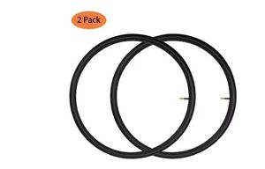 lot 6138 image: Schanno Bike Tube 26 x 1.95-2.125, Bicycle Inner Tube with 48mm Schrader Valve for MTB Mountain Bike, 2 Pack