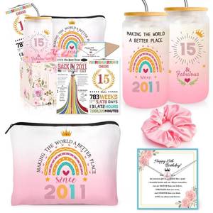 lot 10405 image: Frerdui 15 Year Old Girl Gifts, 15th Birthday Gifts for Girls, Gift for 15 Year Old Beautiful Teen Girl, Best Popular Present for Aged 15 Born in 2010, 15th Birthday Decorations for Girls STOCK PHOTOS HAVE THE WRONG YEAR, ITS ACTUALLY 2010