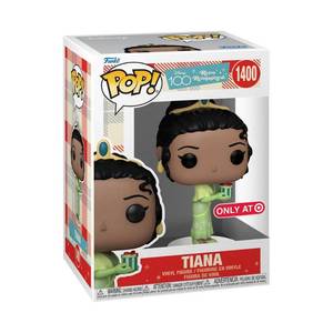 lot 10408 image: Funko POP Disney 100 Retro Reimagined Tiana Figure (Target Exclusive)