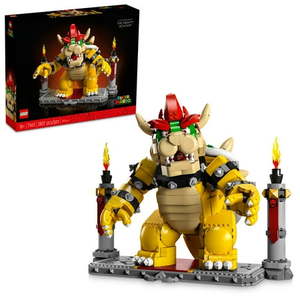 lot 10434 image: LEGO Super Mario The Mighty Bowser  3D Build and Display Kit  Collectible Posable Character Figure with Battle Platform  Video Game Toy Idea for Fans of Super Mario Bros  71411 - Retail $269