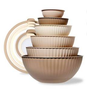 lot 15426 image: 12-Piece Mixing Bowl Set with Lids
