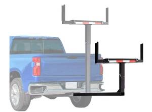 lot 15430 image: Pickup Truck Bed Extender Rack - 500lb Capacity - Retail $69
