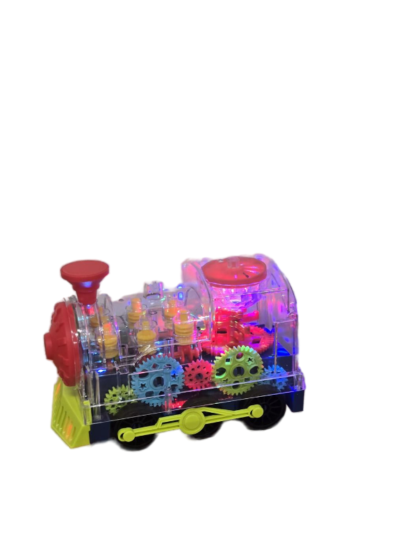 lot 9447 image: Light-Up and Music Playing Transparent Gear Train Toy