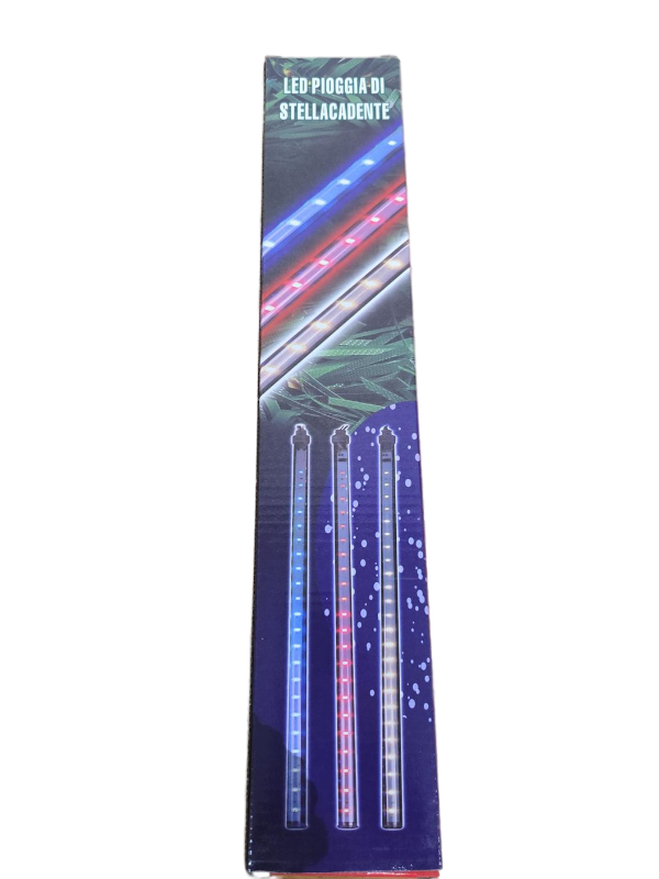 lot 9500 image: LED Meteor Shower Light Tubes BLUE