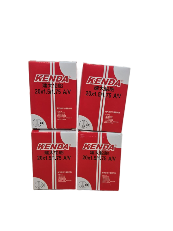 lot 9502 image: Kenda 20x1.51.75 AV Bicycle Inner Tubes - Set of 4