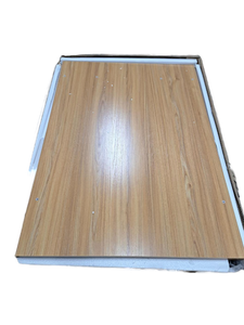 lot 4850 image: Yizhouint Wood Computer Desk 80in Long (Missing Parts)