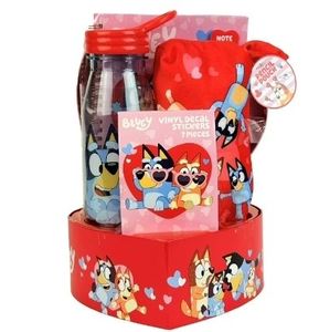 lot 6217 image: Bluey Heart Box Valentines Gift Set
