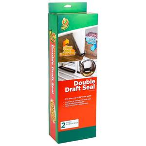 lot 6243 image: Pack of 8 ,Duck 34 2pk Double Draft Seal Caulk and Sealants Dark Gray - Retail $136