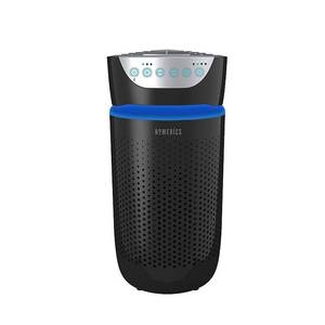 lot 6244 image: Homedics 5-in-1 HEPA Air Purifier UV-C Technology  360-Degree Filter for 170 Sq Ft rooms Essential Oil Pads and Built-In Timer  3 Speed Settings  Black - Retail $100