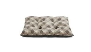 lot 6255 image: Vibrant Life Medium Pillow Dog Bed  Brown Chic Cabin Moose  27  X 36