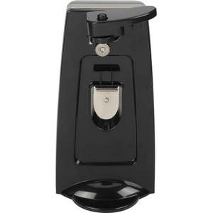 lot 6258 image: Mainstays Can Opener and Knife Sharpener  Bottle Opener with Removable Cutting Lever Black