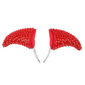 lot 7325 image: Lurrose Devil Horns Hair Clips Hair Barrettes