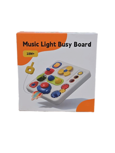 lot 10451 image: Musical Light Busy Board Baby Activity Toy