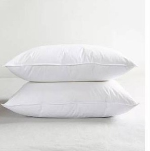 lot 15458 image: 95% White Duck Feather Down Bed Pillow
