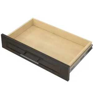 lot 15470 image: 8x24 inch Wood Drawer Kit - Espresso Finish - Retail $74