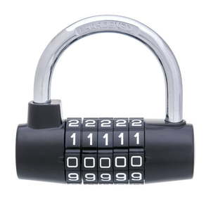 lot 15485 image: Brinks 73mm Small U-Bar Steel Resettable Combination Padlock with 1-34in Shackle