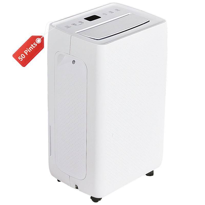 lot 2750 image: OLIXIS 3,500 Sq. Ft Dehumidifier, 50 Pints Dehumidifier for Basement with Drain Hose (Does Not Work)