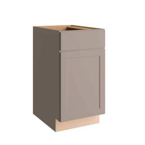 lot 4888 image: Courtland 18 in. W x 24 in. D x 34.5 in. H Assembled Shaker Base Kitchen Cabinet in Sterling Gray - Retail $204