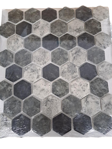 lot 4892 image: Urban Tapestry Hexagon 15 Pieces Covers 0.98 sq ft per Piece 12.76in L x 11.02in W x 6mm Thick&nbsp