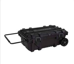 lot 4902 image: Husky 36.5 in. Black Heavy Duty Medium Rolling Toolbox with Keyed Lock&nbsp