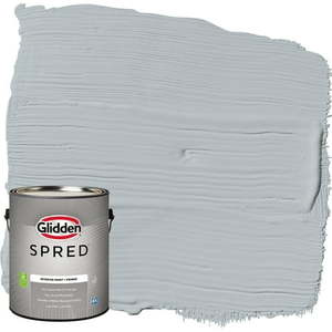 lot 6294 image: Pack of 2 ,Glidden Spred Grab-N-Go Interior Wall Paint Gray Frost  Grey  Flat  1 Gallon