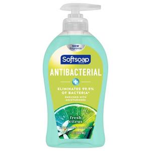 lot 7363 image: Softsoap Antibacterial Liquid Hand Soap, Fresh Citrus - 11.25 fluid ounce Green&nbsp
