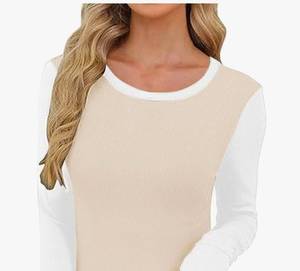 lot 7369 image: Anrabess White Long Sleeve Ribbed Dress XXL - Retail $35