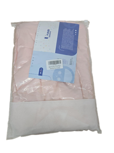 lot 7392 image: Ruffled Toddler Blanket Ruffle Comforter for Baby Toddler Girls, Soft Cozy Cute Quilted Blanket Breathable Microfiber Comfortable Down Alternative Small Size Quilt with Ruffle - 43x 60 Light Pink&nbsp