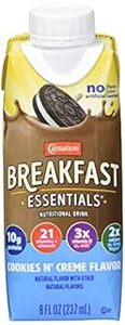lot 10485 image: 4 Packs of Carnation Breakfast Essentials Nutritional Protein-Packed Drink Shakes  Cookies n Creme Breakfast Shake  8 fl oz  6 Count (In Each Pack), Best By August 18, 2026&nbsp
