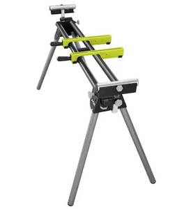 lot 15498 image: RYOBI Foldable Miter Saw QUICKSTAND - Retail $129