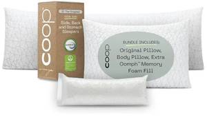 lot 15528 image: Coop Home Goods Queen Pillow Bundle - Retail $178