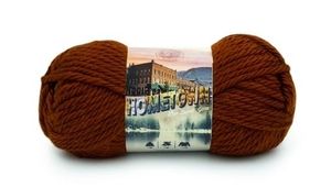 lot 16867 image: PACK OF 7-Lion Brand Yarn Hometown Stowe Sugar Maple 135-135P Super Bulky Acrylic Yarn&nbsp
