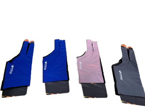 lot 4921 image: Fitfiv Professional 3 Finger Left Hand Billiards Gloves Bundle&nbsp