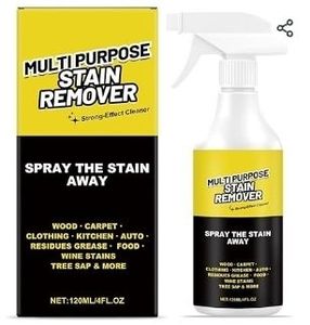 lot 6381 image: Pack of 2 ,AlienPower Spray,Multi-Purpose Stain Remover -A powerful cleaner for kitchens, floors, toilets, and cars.Effectively removes hard water stains, yellowing, rust, and stubborn residues 120ml&nbsp