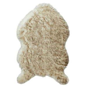 lot 6399 image: Better Homes &amp Gardens Faux Sheepskin Fur Pelt Indoor Area Rug  Natural  30 x47