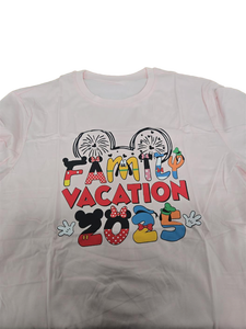 lot 7421 image: 2 Count  Small and Large BANGELY Family Vacation Shirts 2026 Magical Family Matching Outfits Family Trip T-Shirts Casual Summer Travel Tops Size Small and Large&nbsp
