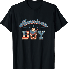 lot 7424 image: Funny 4th of July Shirt Toddler Kids Boys Girls Patriotic USA Shirt, Red White and Blue Shirt 2-8T&nbsp