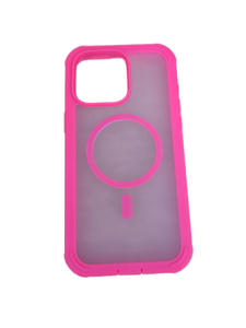 lot 7436 image: 4 Count of Red2Fire Magnetic for iPhone 15 Pro Max Case, Compatible with MagSafeMilitary Grade Drop ProtectionHeavy Duty Shockproof Non-Slip Translucent Matte Bumper Phone Case for iPhone 15 Pro Max 6.7