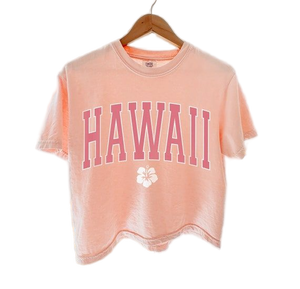 lot 7442 image: Hawaiian Shirts for Women Flower Shirt Oversized Graphic Tees Tropical Vacation Clothes Summer Vacation Tee Size Medium,  NOT EXACTLY LIKE STOCK&nbsp