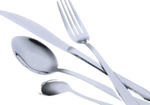lot 7452 image: Stainless Steel Flatware Set - New in Package, 24 Count&nbsp