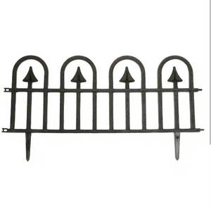 lot 15542 image: 22 pcs - Vigoro 23-inch Black Garden Border Fence - Retail $176