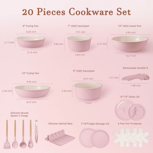 lot 15546 image: Paris Hilton 25-Piece Diamond-Faceted Cookware & Bakeware Set, Ceramic Nonstick - Retail $250