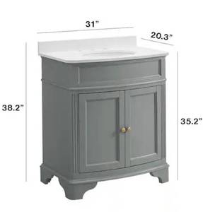 31-inch Terryn Single Sink Bathroom Vanity - Retail: $494