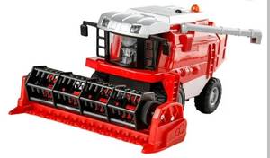 lot 4963 image: Combine Harvester with Front Cutting Device Pretend Play Simulation for Kids Children Red