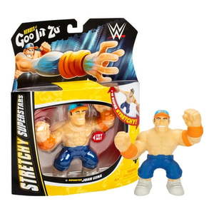 lot 4967 image: Heroes of Goo Jit Zu WWE Stretchy Superstars John Cena  Stretchy Action Figure  Ages 4